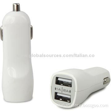 Portable Car Chargers with 5V/2.1A Rated Output
